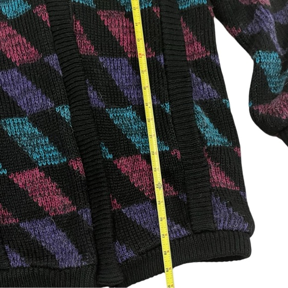 Vintage Anthonys Cardigan Jacket Chunky Knitted 90s - Picture 5 of 6